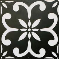 Image 2 of  Seville Tile Stencil for Floor and Walls Tiles - Moroccan Stencil/XS,S,M,L,XL