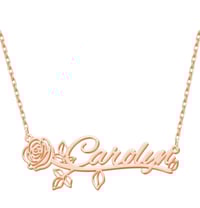 Image 2 of Rose Bud Nameplate
