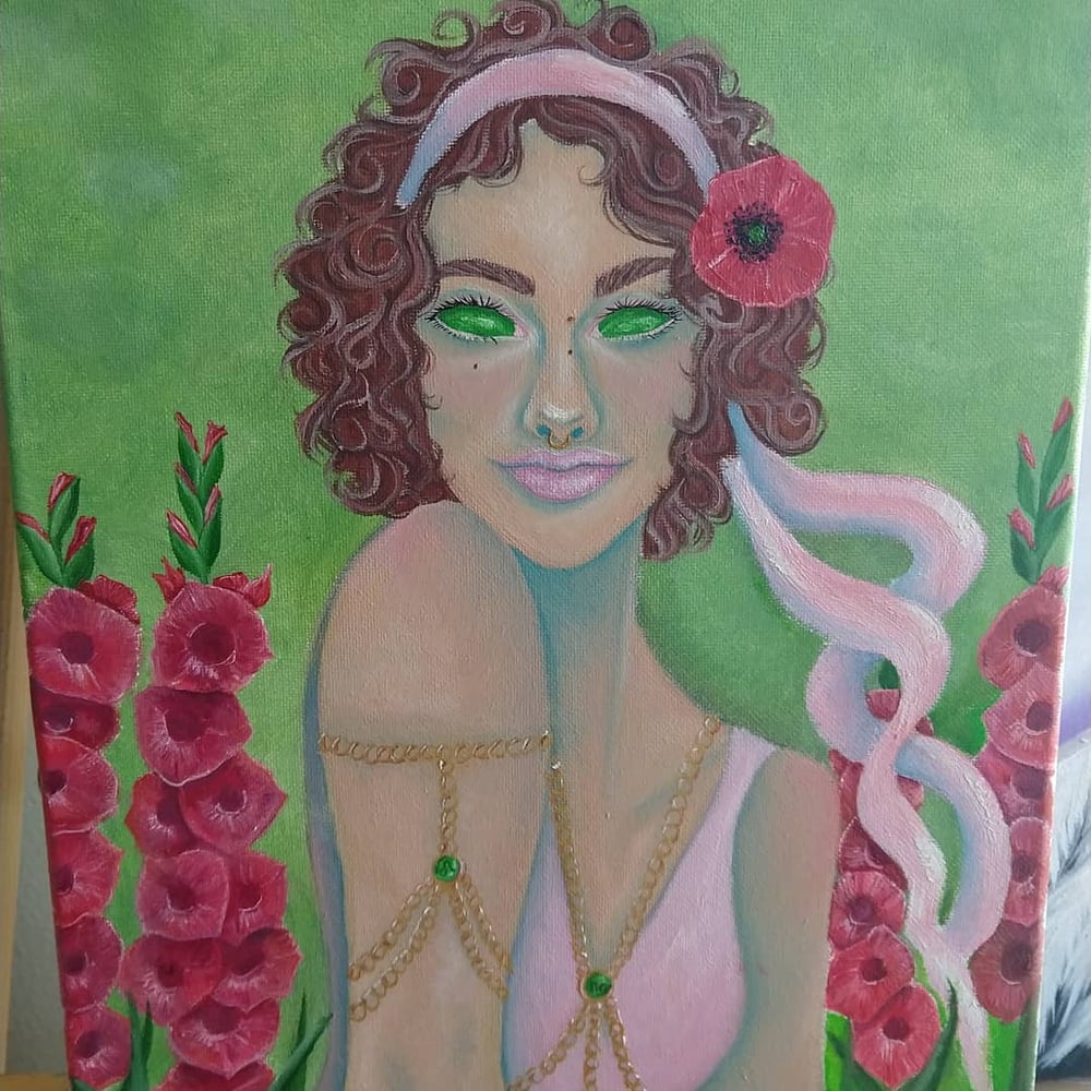 Image of August oil painting