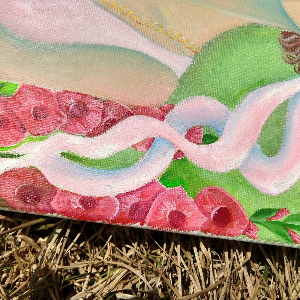 Image of August oil painting