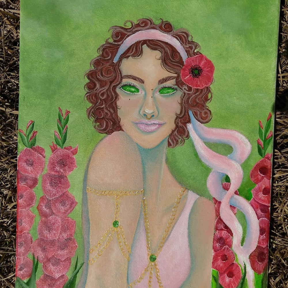 Image of August oil painting