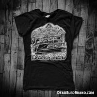 Image 1 of Spook Hearse Short Sleeve V-Neck T-Shirt