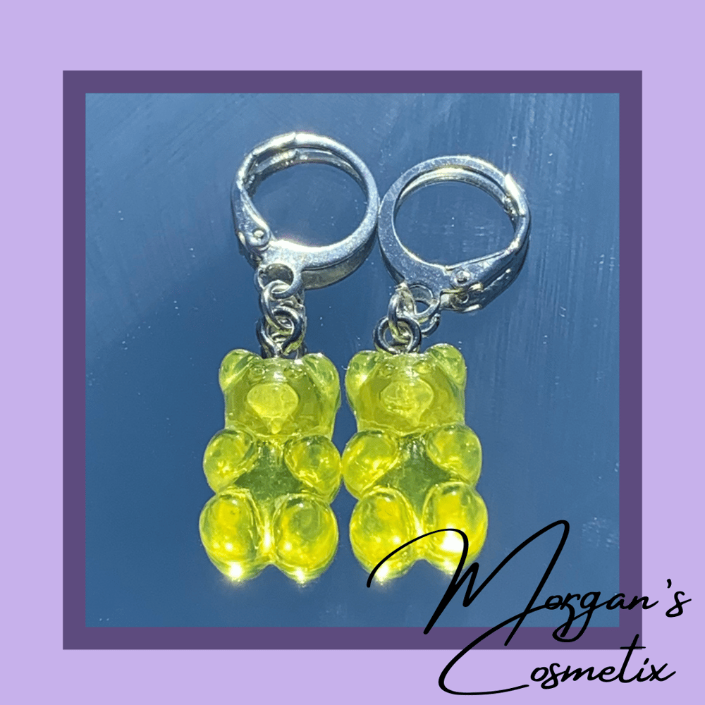 Image of Yellow Gummy Bear Earrings 