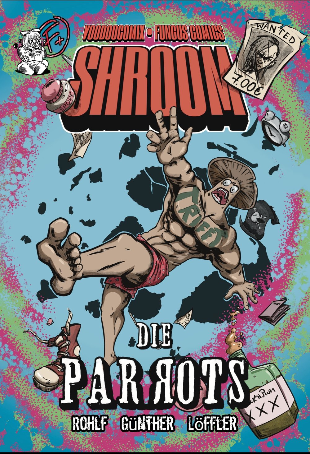 Shroom trifft die Parrots 