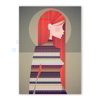 Image 1 of The girl in the Fair Isle sweater
