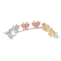 Butterfly Stud Earrings 