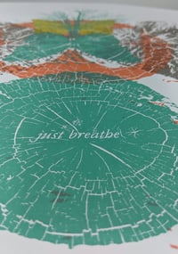 Image 2 of Pearl Jam Group show - "Just Breathe" ** VARIANT** poster