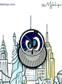 Image 1 of Good Gray Pin (Glow In The Dark)
