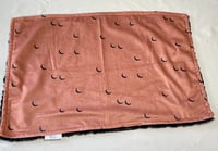 Image 4 of Moons on Sienna Baby Blanket 