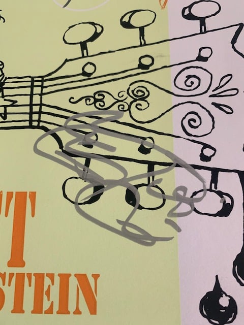 Rise Against Autographed Silkscreen Concert Poster By Glenn Barr