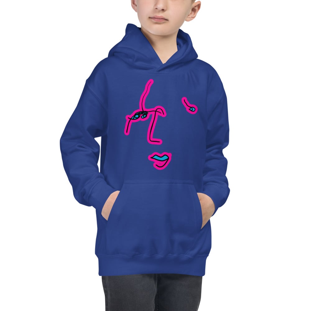 Image of Kids Commonality Hoodie Blue