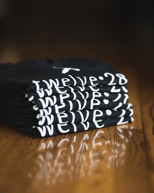 Image of Twelve•28 Bakery - Logo T-Shirt - Black