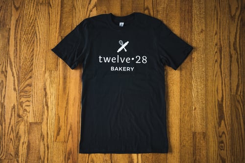Image of Twelve•28 Bakery - Logo T-Shirt - Black
