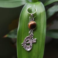 Image 5 of (x3) HANGING SILVER dread beads 