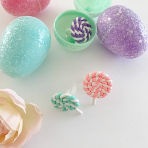 Image of Lollipop Ring in Glittered Easter Egg 