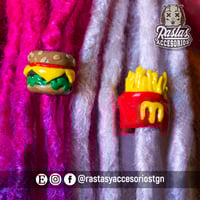 Image 2 of FAST FOOD dread beads