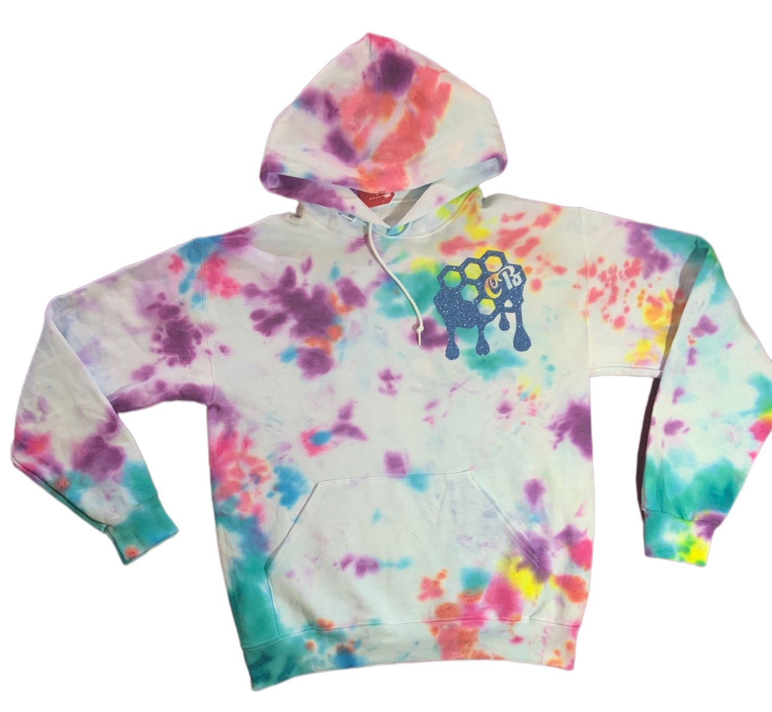 CB Big Drip Custom Tie Dye Sweatsuit CraaazE Buzz Clothing LLC