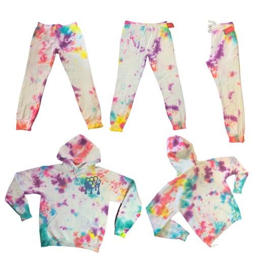 Image of CB Big Drip Custom Tie-Dye Sweatsuit 