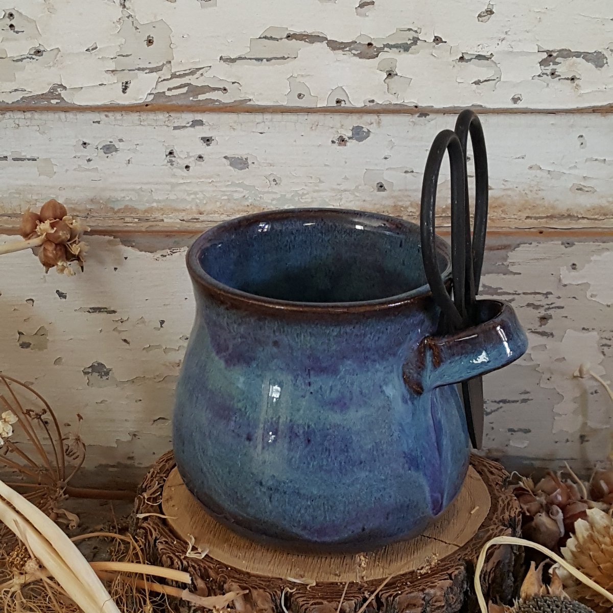 Image of Small Crafter's Catch-all and snips: Lupine Wildflower (Blue/Purple/Periwinkle) #2