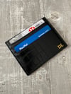 Personalised Real Leather Crocodile Pattern Black Card Holder Wallet Custom