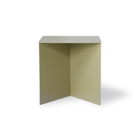 Image 3 of Olive green metal side table