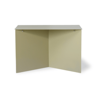 Image 4 of Olive green metal side table