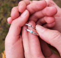 Image 1 of Mother and Child Ring Set