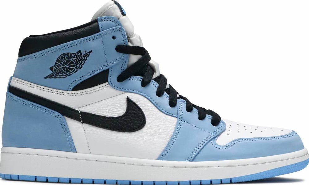 Image of Nike Retro Air Jordan 1 "University Blue" Mens 