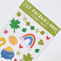 Image 2 of St. Patrick's Day Sticker Sheet