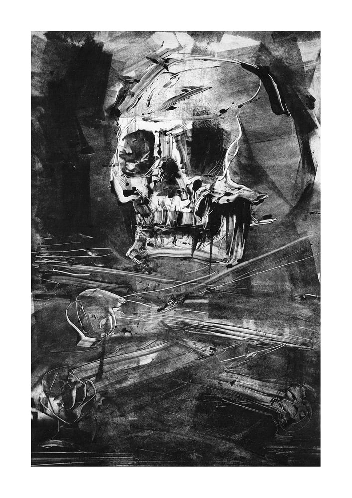 Image of Skull monotype 2