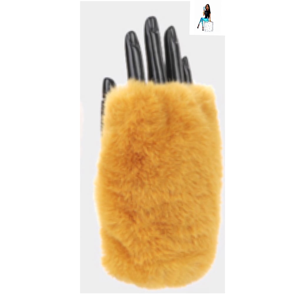 Image of Kimora Fur fingerless gloves 