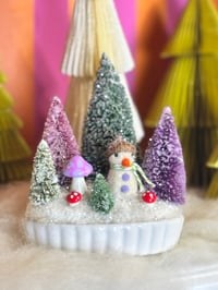 Image 3 of Winter Scene - White Ceramic Dish