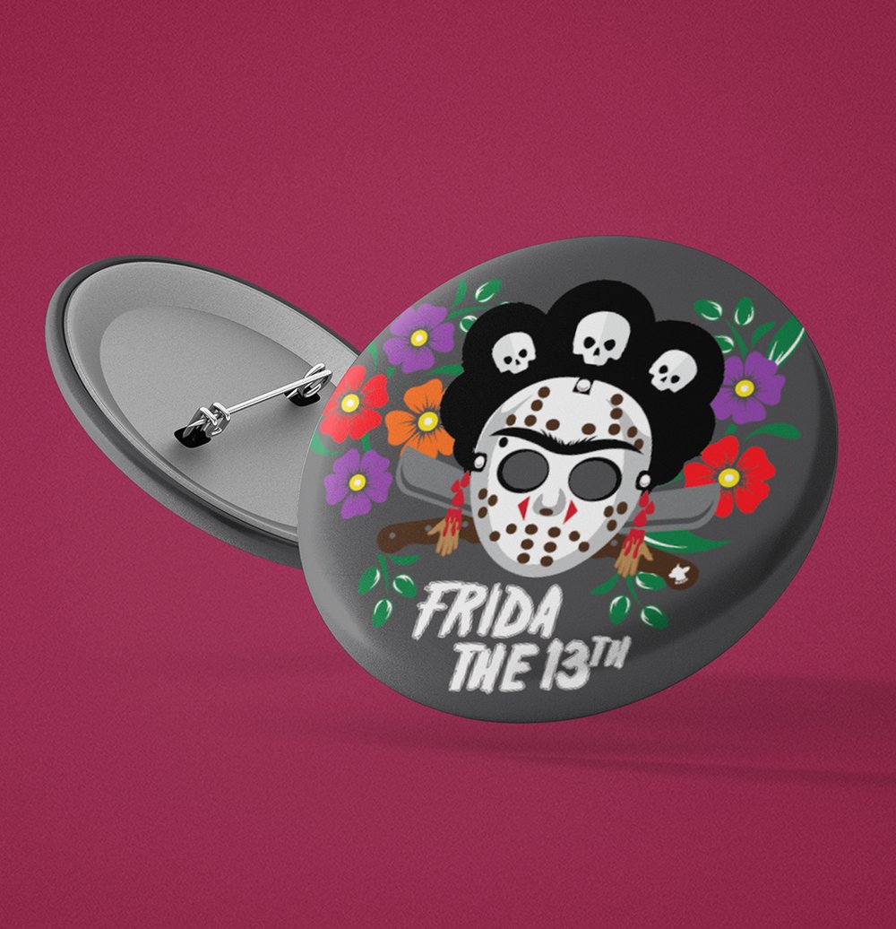 Frida The 13th Button
