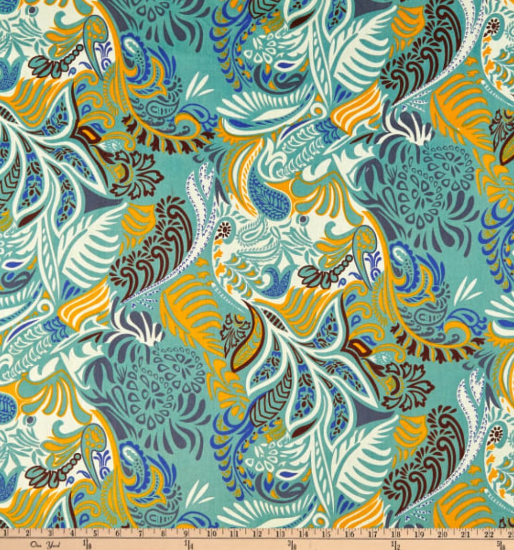 Image of Ankara Print Menzi Green/Yellow Shade
