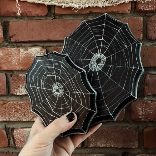 Image of Spider Web Decor Plaque