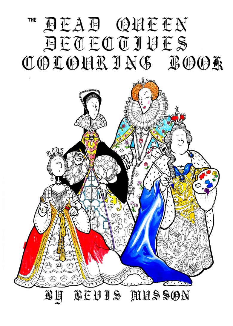 Image of The Dead Queen Detectives Colouring Book