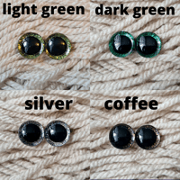 Image 1 of 12mm Glitter 3D safety eyes 