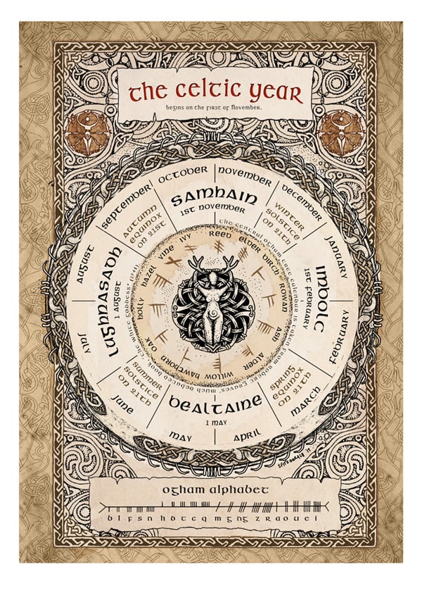 Image of Celtic Year print
