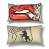 Oversized lips pillow