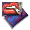 Purple Lips Pillow