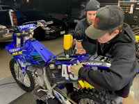 Image 4 of LIGHTNING BOLT MX GRAPHIC KIT - YAMAHA YZ125 • 2002 - 2023 YZ125/250 • YZF 250/450450