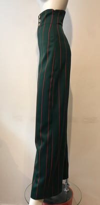 Image 2 of High waist blazer stripe trousers 