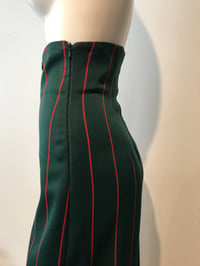 Image 5 of High waist blazer stripe trousers 