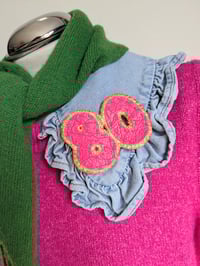 Image 1 of Neon Pink 80 Birthday Brooch 