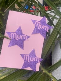 Mum star cupcake  cake toppers x6 