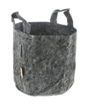 Root Pouch, Grey Fabric Pot: 5 gallon
