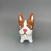 Image 4 of Boston Terrier Art Figurine "Happy"