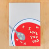 Dad Soup Greeting Card