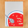 Mom Soup Greeting Card