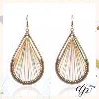 Image 1 of Colorful Drop Earrings